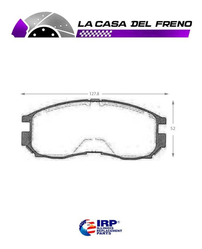 Pastillas Freno Del Mitsubishi Eclipse 2.0 1989-1995