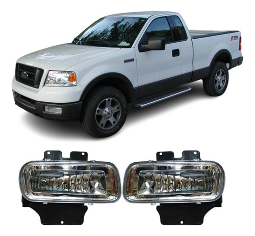 Par Juego Faros Niebla Ford Lobo 2004-2005-2006 Tyc Calidad