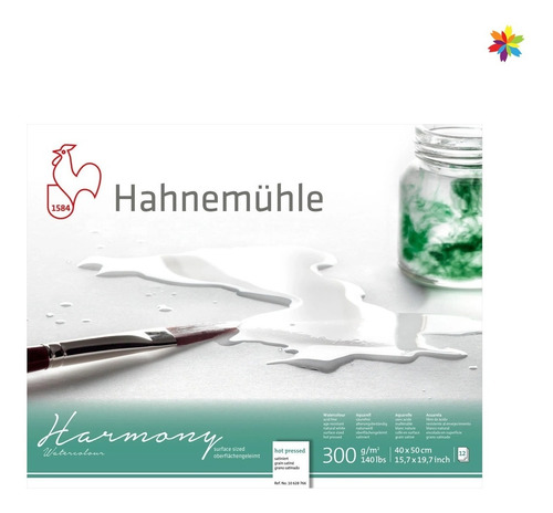 Block Hahnemuhle Harmony Grano Satinado 300g 40x50