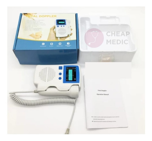 Monitor Doppler Fetal Para Bebé Recargable Usb Portátil 3mhz