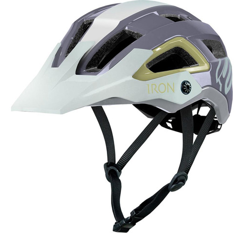 Capacete Ciclismo Bike Asw Iron Com Regulagem Cinza Tamanho G/GG