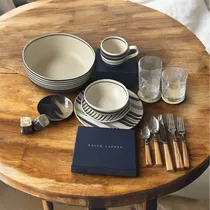 Comprar Vajilla Completa Polo Ralph Lauren -set De Vasos Y Cubiertos