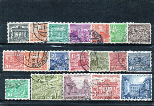 Alemania Berlin 1949, Michel 42/60, Serie Completa Mira!!!