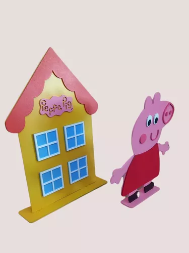 Display Mdf Casinha Peppa Pig Decoração De Festas 