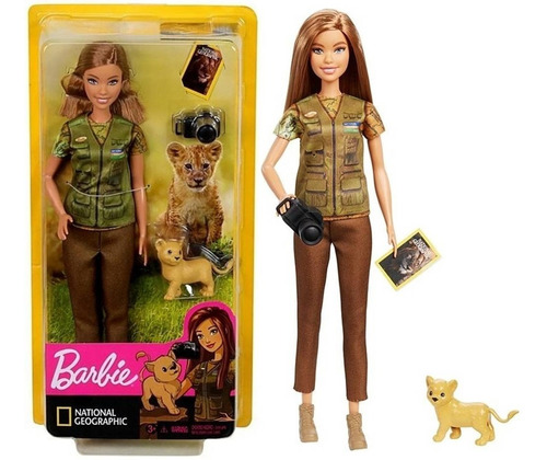 Boneca Barbie Fotojornalista National Geographic Original