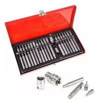 Comprar Juego Dados Torx De 40 Piezas Allen Puntas Destornilladores