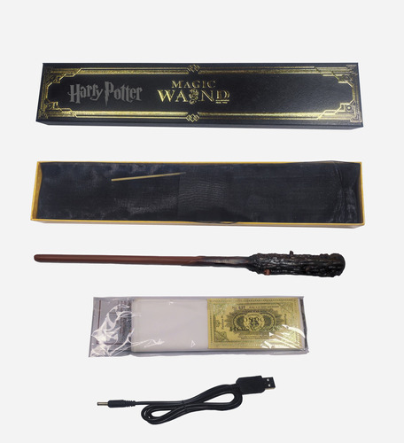 Replica Varita Magica Harry Potter Con Chispa Real 