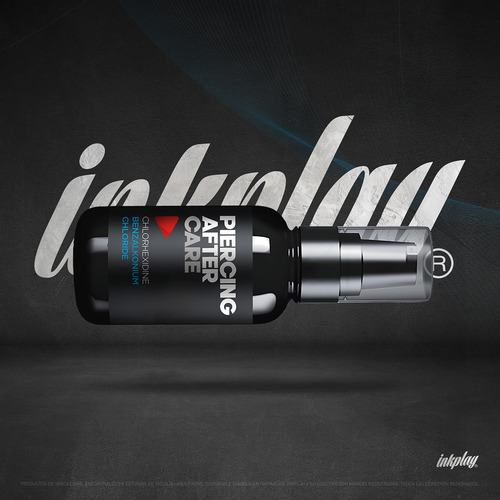 Locion Piercing Cuidado 30 Ml - Inkplay Tattoo Pack X10u
