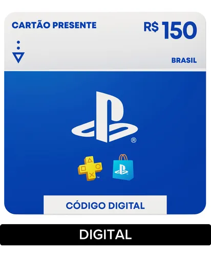 Sony PlayStation Store Gift Card R$ 150 (Digital)