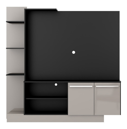 Home Theater Denver P/tv Ate 55 Preto Acet Tx C/ Lacca Fume