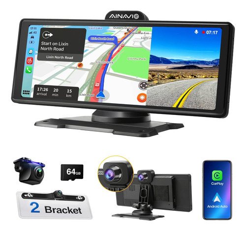 Estéreo Portátil Para Automóvil De 10.26 Pulgadas