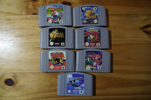 Lote De Juegos De Nintendo 64 Versión Pal Europa