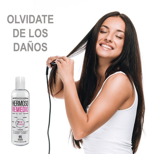 Imagen 3 de 10 de Serum Capilar Oleo Termo Protector Con Aceite Argán 7 En 1