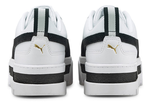Imagen 3 de 6 de Zapatillas Puma Mayze Leather S Adp En Blanco/negro