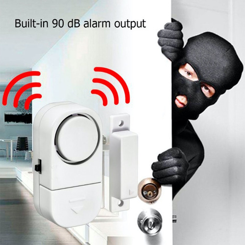 Alarma Antirrobo Sensor Magnético Puertas Y Ventanas