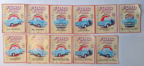 Revistas Fascículo Ford F100 1953 - Lote X11 