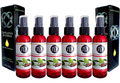 6 Frascos De Aceite De Jojoba Jye Puro Y Natural 360ml Total