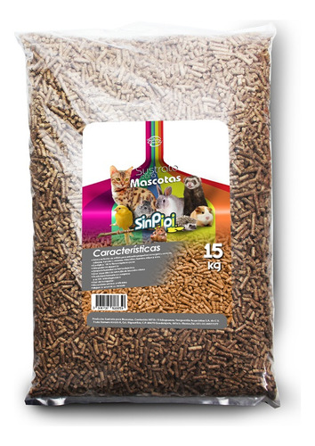 Substrato absorvente para animais de estimação 15 kg Pellet de madeira Pel