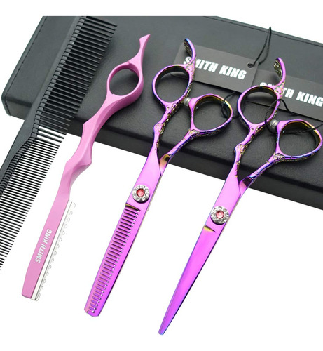 Juego De Tijeras Profesionales Para Cortar El Cabello Con Pe