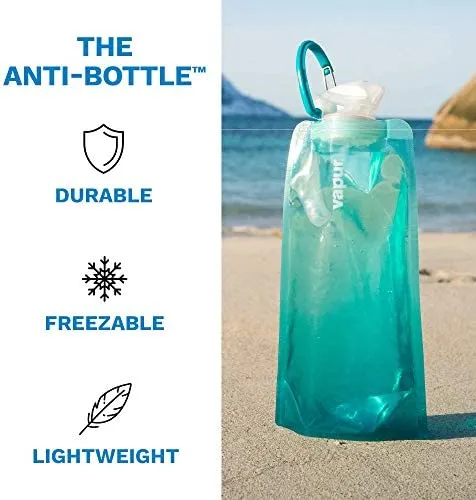 Vapur, Botella De Agua Plegable, 1 Litro, 33 Onzas, Botellas