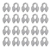 Comprar Pack 100 Grampas Galvanizadas Para Cable Acero 5\u002F16  8mm Srl