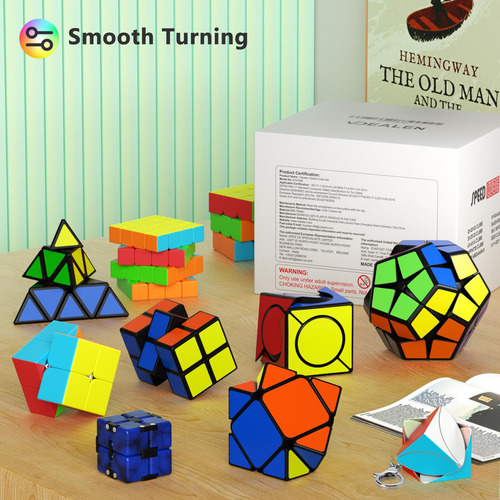 Conjunto Speed Cube Vdealen Magic Cube 2x2 3x3 4x4 2x2x3 Com
