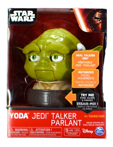 Nuevo Star Wars Yoda Jedi Talker Yoda Hablador 14 Cm