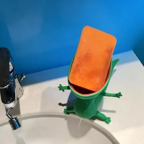 Re Sponge Cute Lizard Sponge Holder For Home Cooks, Bathroom | MercadoLivre