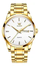 Comprar Olevs Relojes De Oro Para Hombre Relojes De Acero Inoxidable