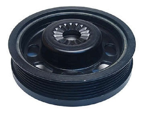 Polia Virabrequim Com Damper 6 Canaletas Vw Polo 1.0 Tsi