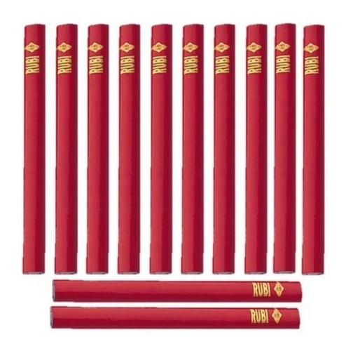 Imagen 3 de 3 de Lapiz Carpintero Rubi 12pzs 65979