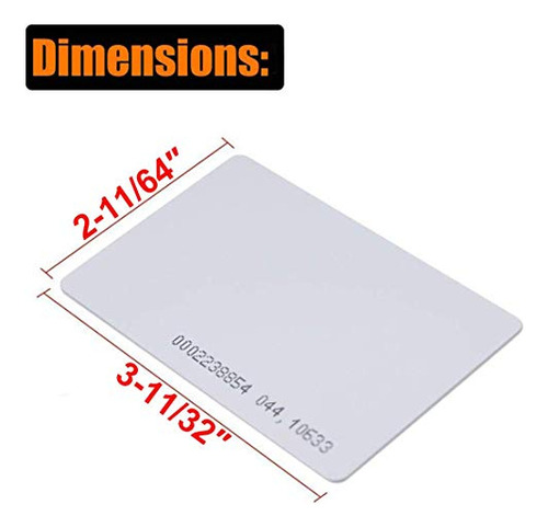Tarjeta De Acceso Inteligente Hwmate Contactless 125khz Em