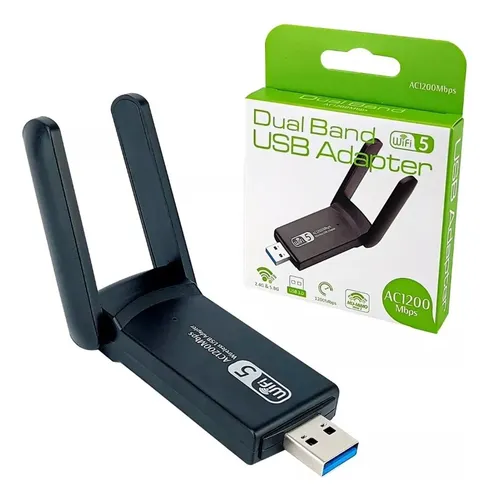 comprar Adaptador Wifi 1300mbps Dual Band 2.4\u002F5ghz Internet Fibra