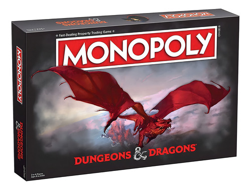Juego De Mesa Monopoly Dungeons And Dragons D&d Usaopoly