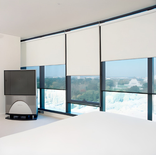 14 Cortinas Rolo Blackout 2,20 L X 1,50 A 100% Blecaute 0%