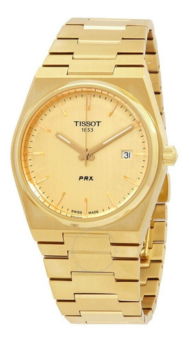 Relógio Tissot Prx 40 T1374103302100 Dourado Quartz Classico