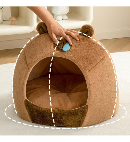Cama Para Gatos, Cueva, Con Forma De Carpincho, Casa Para Ca