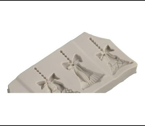 2 Pcs Bell De Navidad Molde De Silicona Molde De Fondant De