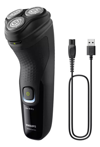 Afeitadora Barba Philips Series 3000x X3021/00 Color Negro