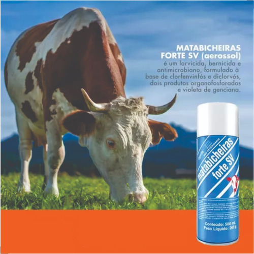 Spray Para Berne Mata Bicheiras Forte