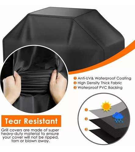 Cubierta Parrilla Protector Exterior Funda Para Asador