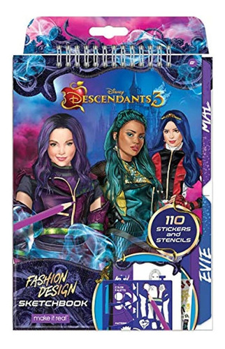 Libro De Dibujo Para Colorear De Descendants 3 De Disney.