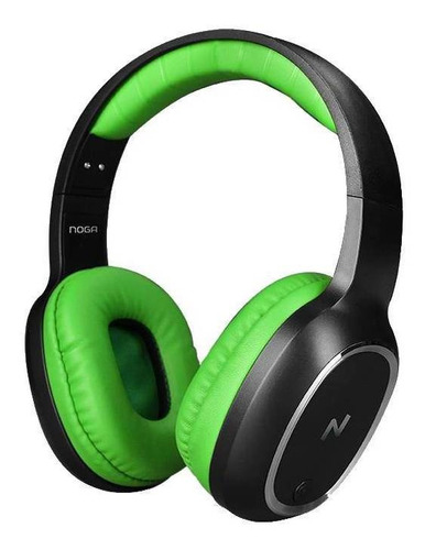 Imagen 1 de 2 de Auriculares inalámbricos Noga Aris NG-BT469 verde y negro