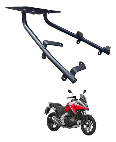 Suporte Baú Bauleto Base Bagageiro Moto Honda Nc 750x Aço