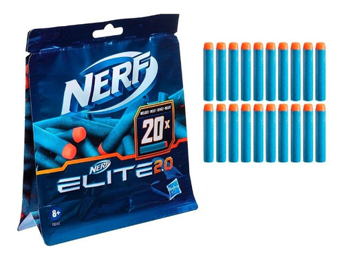 Nerf N Strike Elite Repuesto Dardos Balas Pack 20