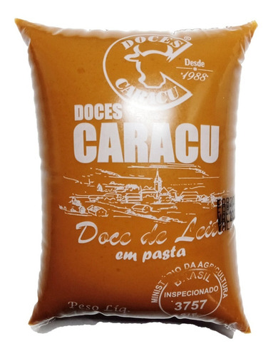 Doce De Leite Mineiro Pastoso Bisnaga 400g - Caracu