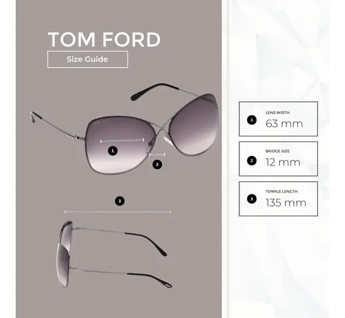 Gafas De Sol Tom Ford Ft0250 Colette Para Mujeres + Kit
