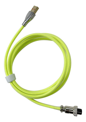 Cable Usb-c En Espiral 2 En 1 Para Teclado Mecánico
