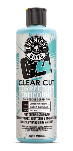 C4 Clear Cut Correction Compound (16oz) Chemical Guys