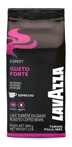 Cafe Italiano Lavazza Gusto Forte Espresso Grano 1kg 